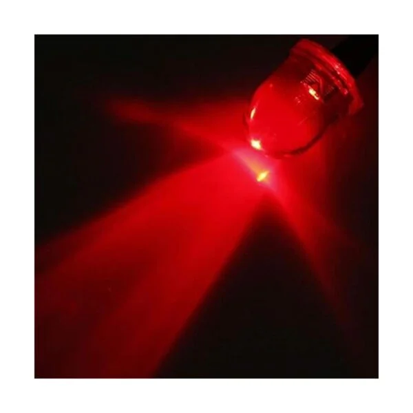 uxcell 18 piezas de 0.394 in con cable LED rojo DC36 V_4