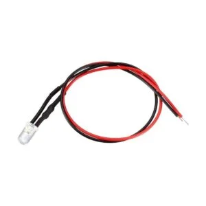 uxcell 20 bombillas LED con cable de 0.197 in verde DC35_3