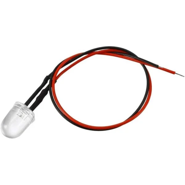 uxcell 18 piezas de 0.394 in con cable LED rojo DC36 V_3