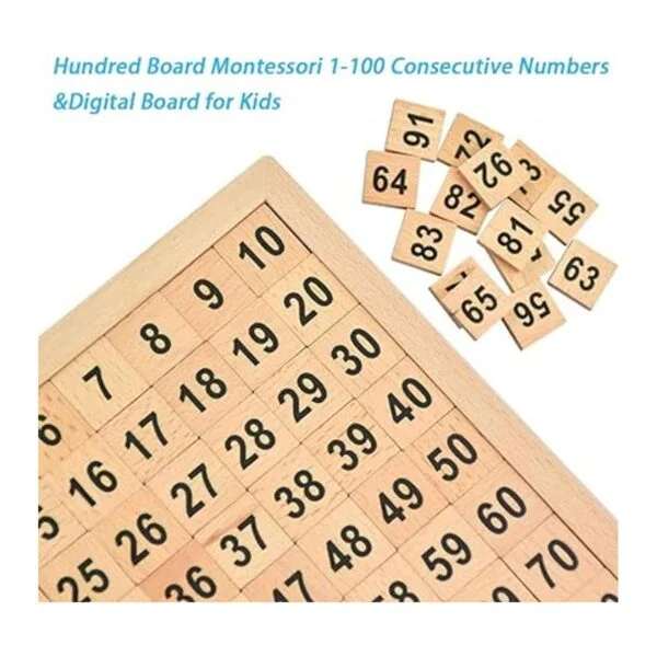 umbresen Juguetes de Madera Cientos de Tabla Montessori_5