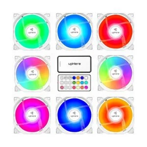upHere Ventilador de carcasa RGB de 4.724 in control_2