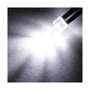 uxcell 20 bombillas LED con cable de 0.079 in luz blanca_4