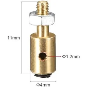 uxcell Cañas y conectores de caña de pescar para Lathe_3