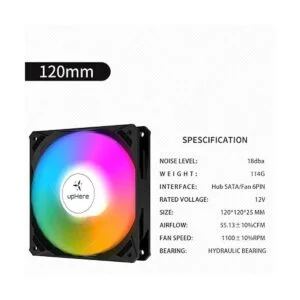 upHere Ventilador de caja de 4.724 in paquete de 6_6