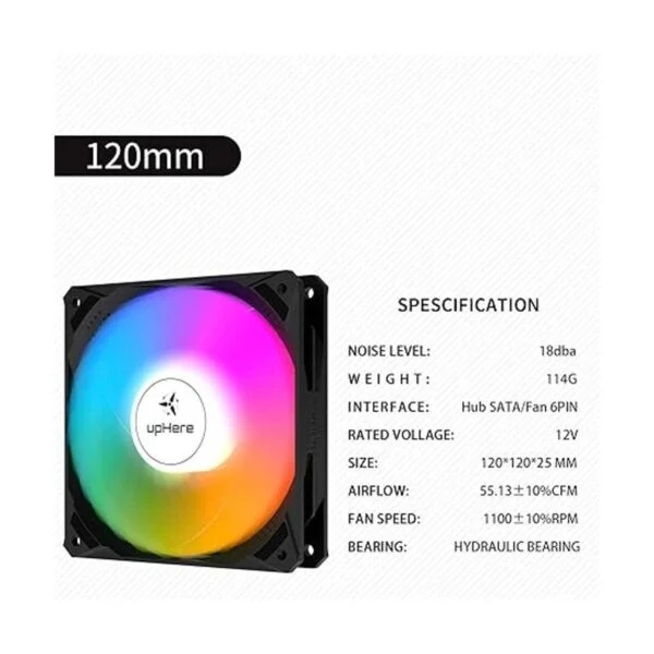 upHere Ventilador de caja de 4.724 in paquete de 6_6