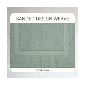 textilom 2 tapetes toalla lujosos de algodón con bandas_5