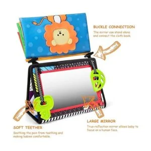 teytoy Espejo de suelo con libro de tela arrugada y_2