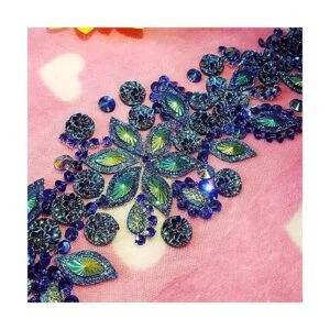 succi shan Parches de cristal brillante hechos a mano puro