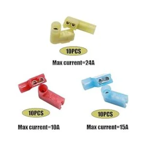 smseace 30 conectores de terminal hembra de pala de_4