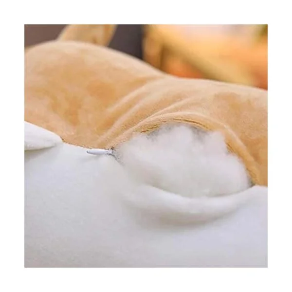 sofipal Cojín de peluche de perro Corgi con diseño de_5