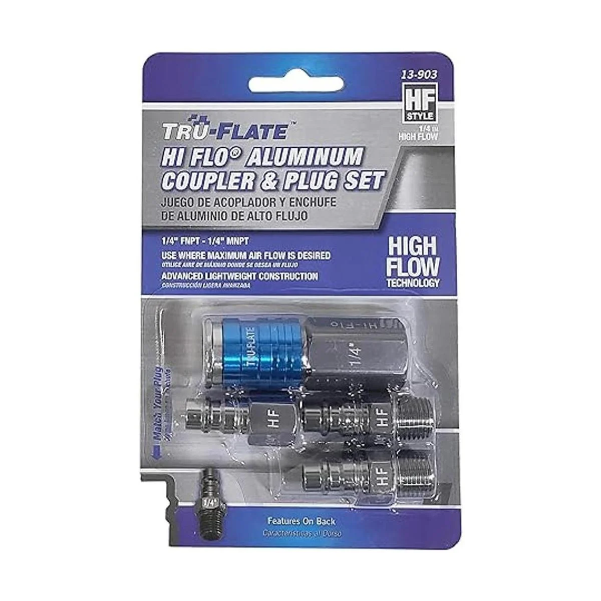 truflate 13 903 14 cuerpo T6 aluminio hi Flo plug_2