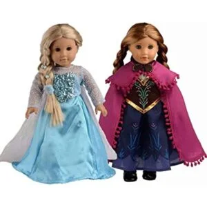 sweet dolly Ropa de muñeca vestido de princesa disfraces_1