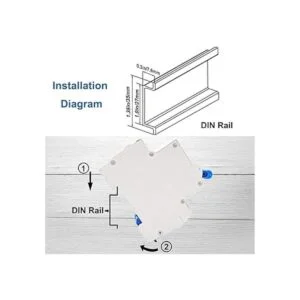 smseace Disyuntor miniatura de bajo voltaje CA 63A 400V 2_5