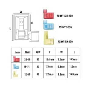 smseace 30 conectores de terminal hembra de pala de_3