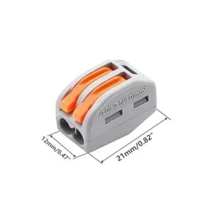 smseace 50 piezas de 2 puertos conductores de tuercas de_4