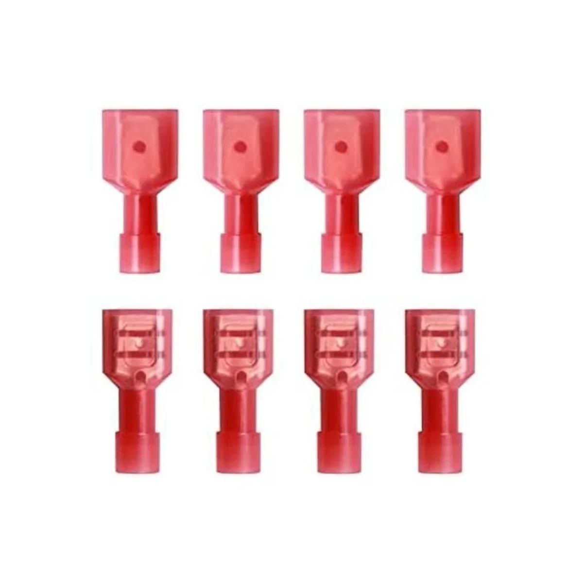 smseace 150 conectores de pala hembramacho terminal rojo_1