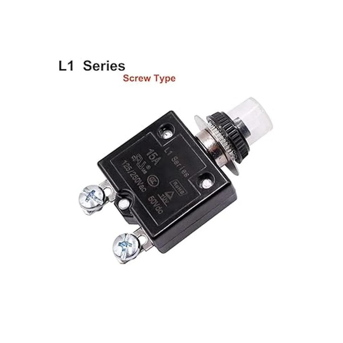 smseace Interruptor de botón eléctrico de 15 amperios_2