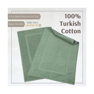 textilom 2 tapetes toalla lujosos de algodón con bandas_2