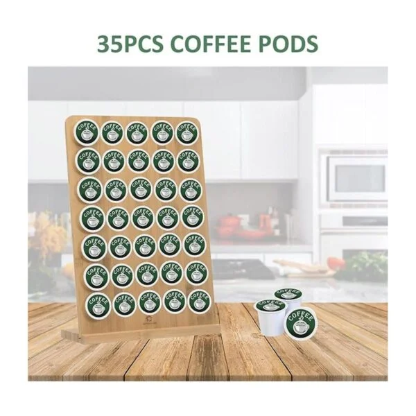 simesove Coffee Pod Holder BambooCoffee Kcups Pods