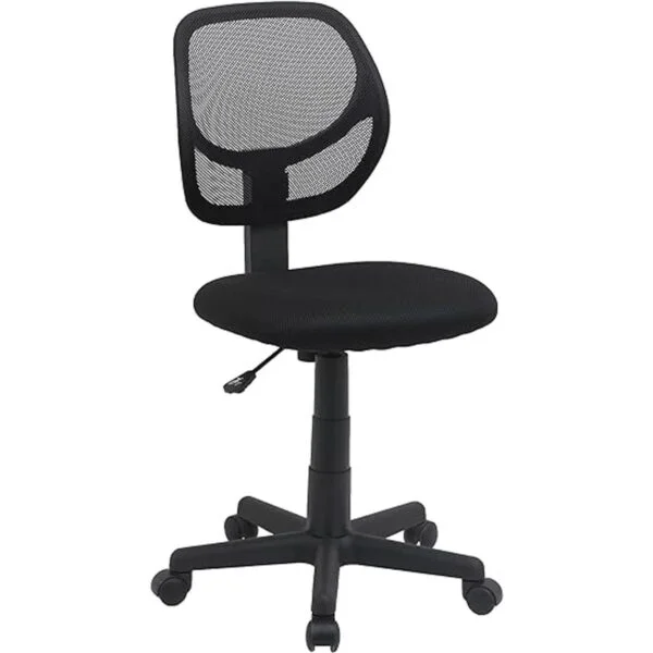 respaldo bajo malla tapizada ajustable silla giratoria_1