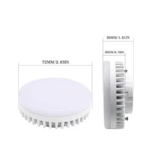 rowrun GX53 8 W foco LED de techo abajo luz blanco frío