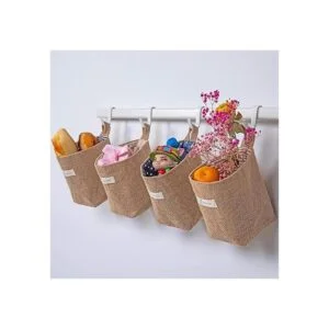 sansheng Paquete de 4 bolsas de almacenamiento colgantes_3