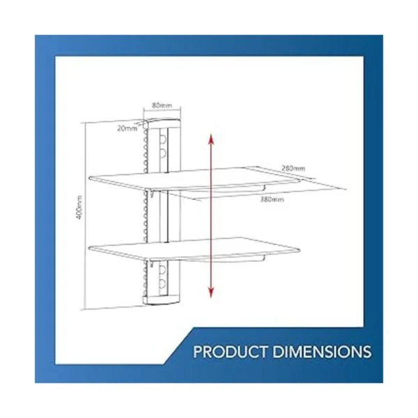 qualgear universal Estante triple soporte de pared para_5
