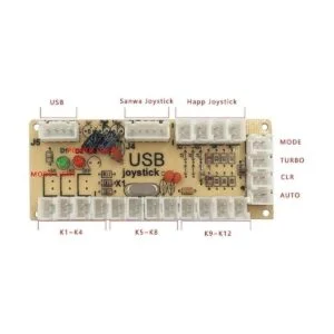 sjjx 2 Player retardo cero Generic mando de juego USB_5