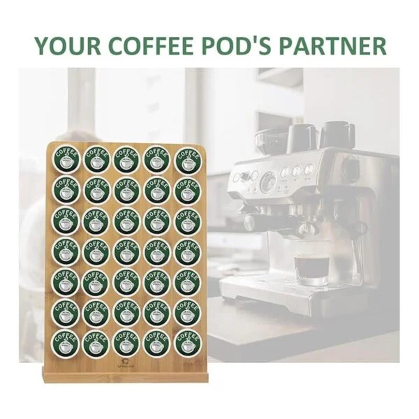 simesove Coffee Pod Holder BambooCoffee Kcups Pods