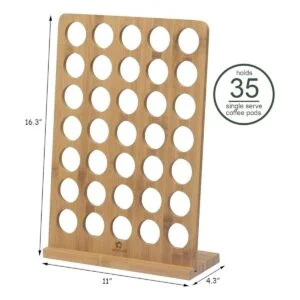 simesove Coffee Pod Holder BambooCoffee Kcups Pods