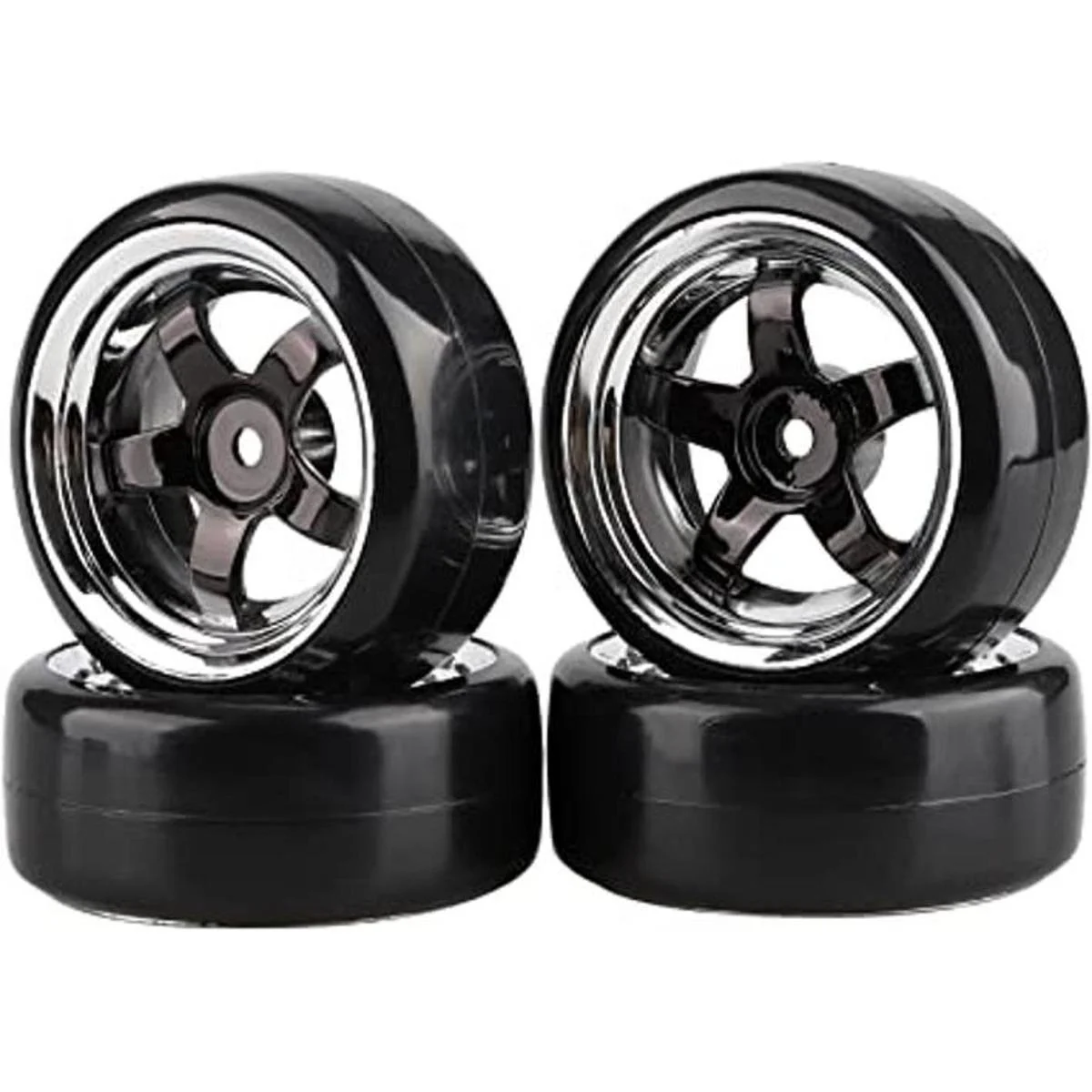 shaluoman chapado 5 radios Llantas con plástico duro_1