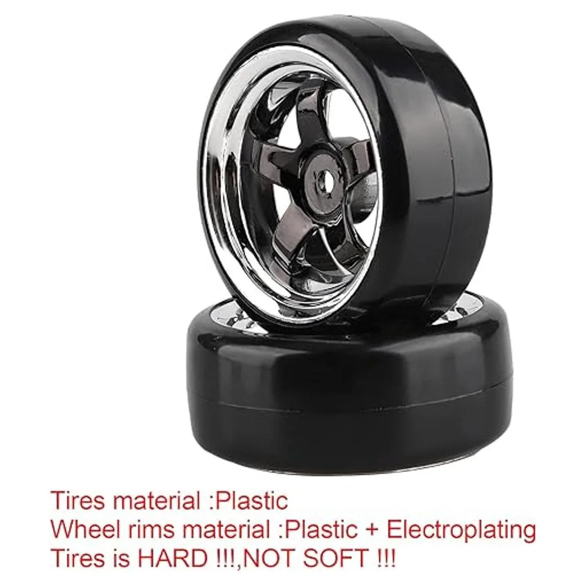 shaluoman chapado 5 radios Llantas con plástico duro_2