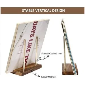 simesove Soporte de discos de vinilo de mesa soporte de