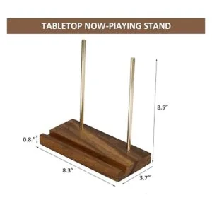 simesove Soporte de discos de vinilo de mesa soporte de