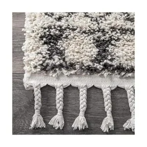 nuLOOM Vasiliki Alfombra de pelo largo estilo tribal_4