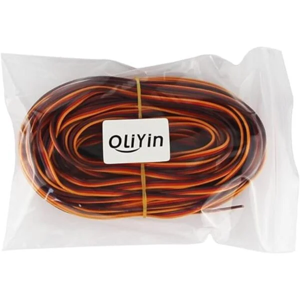 oliyin 50 pies Servo JR Color Extension Cable 3P Line