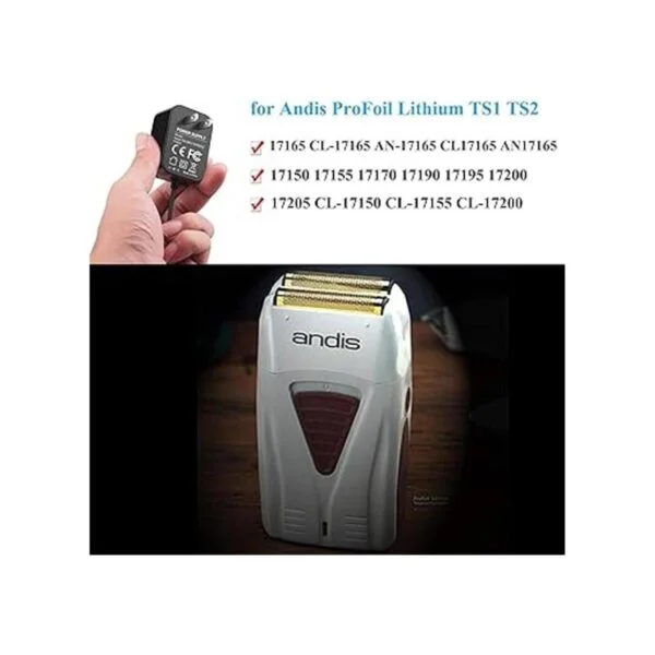 para Andis 17150 17165 Cargador de afeitadora ProFoil_3