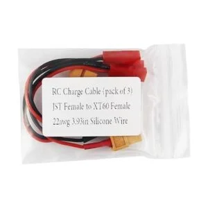 oliyin 3pcs RC XT60 macho a JST hembra adaptador de carga