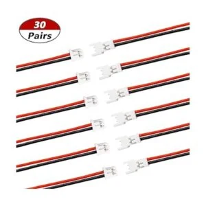 mxuteuk 30 pares de cables de conexión mini micro JST de_3