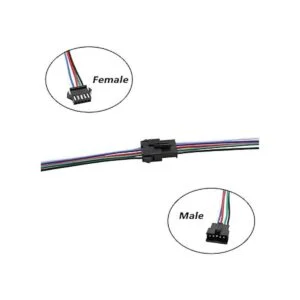 mxuteuk 20 pares de 22 AWG JST SM enchufe de 5 pines macho_2