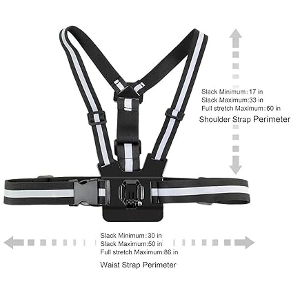 montaje en pecho compatible con GoPro Hero 8 Black Hero_2