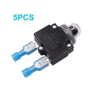 mxuteuk 5 interruptores de circuito de 12 amperios botón_3