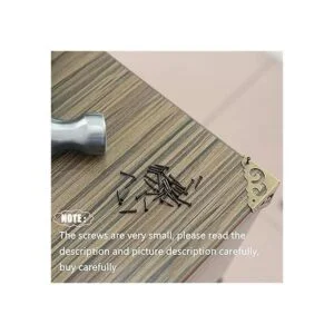 newlng Uñas pequeñas tornillos de madera compactos_6