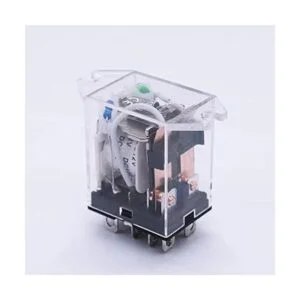 mxuteuk 2pcs DC 12V Coil 8 Pin 10A DPDT LED Indicator_3