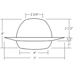 nicor iluminación 17506ob Eyeball recortar para 17002 ANB