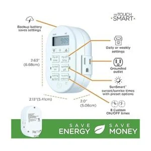 myTouchSmart Temporizador digital programable para