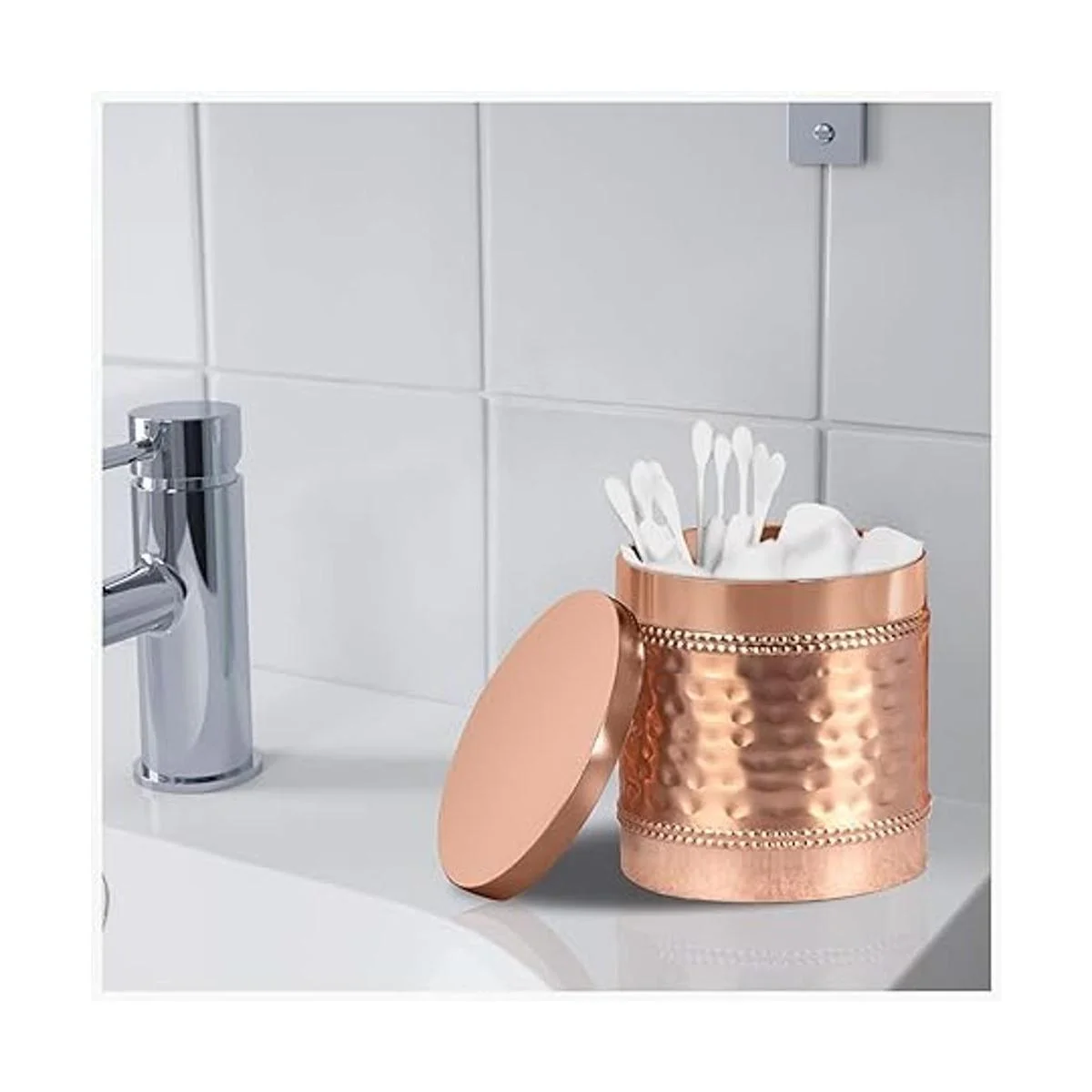 nu steel Soporte y tarro de cobre Hudson para cuarto de_4