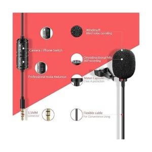 micrófono de solapa profesional para android micrófono_2