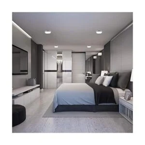 luxrite 5 inch LED Flush Mount luz de techo 10 W acabado_5