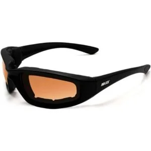 maxx Gafas de sol 2017 TR90 Foam Black HD Amber Lens_1